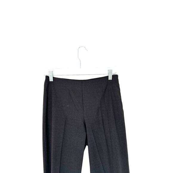 Brunello Cucinelli Gray Work Wool Blend Straight Leg Dress Trouser Pant Size 4 - Picture 5 of 13